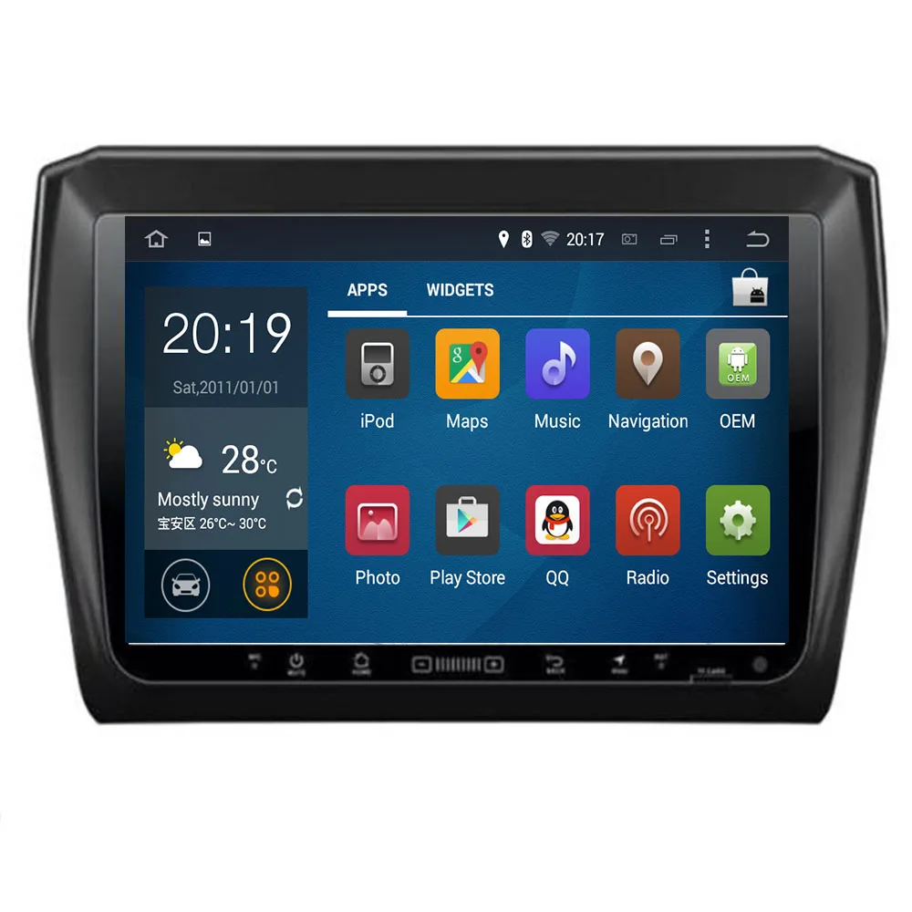 Автомагнитола 2 Din 4 Гб + 32 ГБ Восьмиядерный процессор Android 10 для Suzuki Swift 2017 2018
