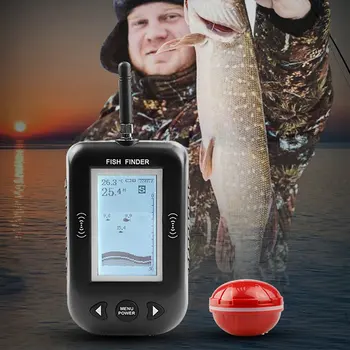 

Portable Smart Fish Finder Wireless Sonar Sensor Digital Echo Sounder Depth Sea Lake Fish Detect Device Fishfinder Drop Shipping