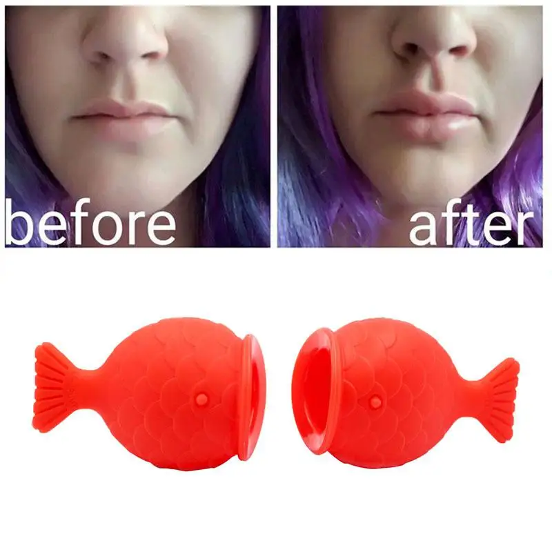 Женский сексуальный полный блеск для губ, увеличитель губ, силиконовая форма рыбы, пухленький натуральный инструмент для полости рта