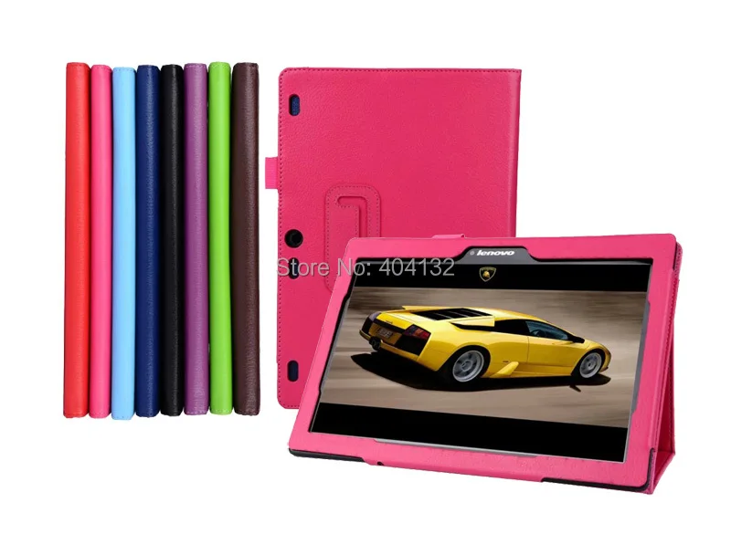 50PCS For Lenovo Tab 2 A10-70 Folio Cover Stand PU Leather Case Protector Skin Tab2 A10 70 | Компьютеры и офис