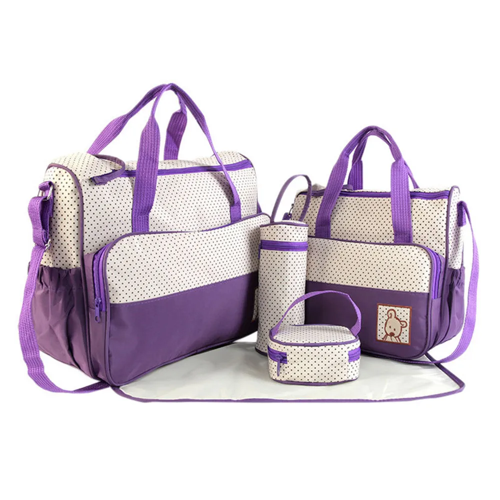 Aelicy Мода 5 шт./компл. Multi функция для женщин сумки на плечо высокое качество для мамы Мумия средства ухода за кожей будущих мам подаро