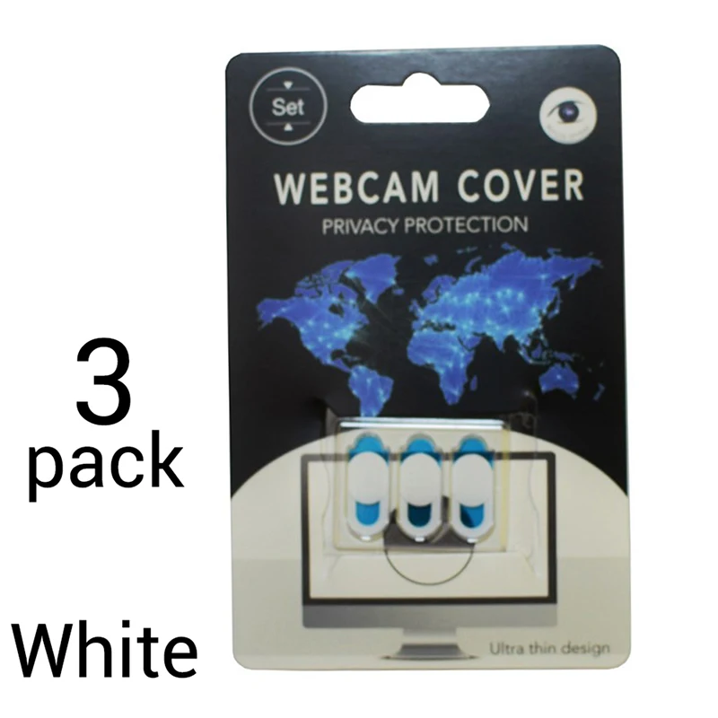 white 3pcs Новое поступление крышка для веб-камеры пластиковая Универсальная крышка для веб-камеры для ноутбука iPhone PC - Цвет: white 3pcs