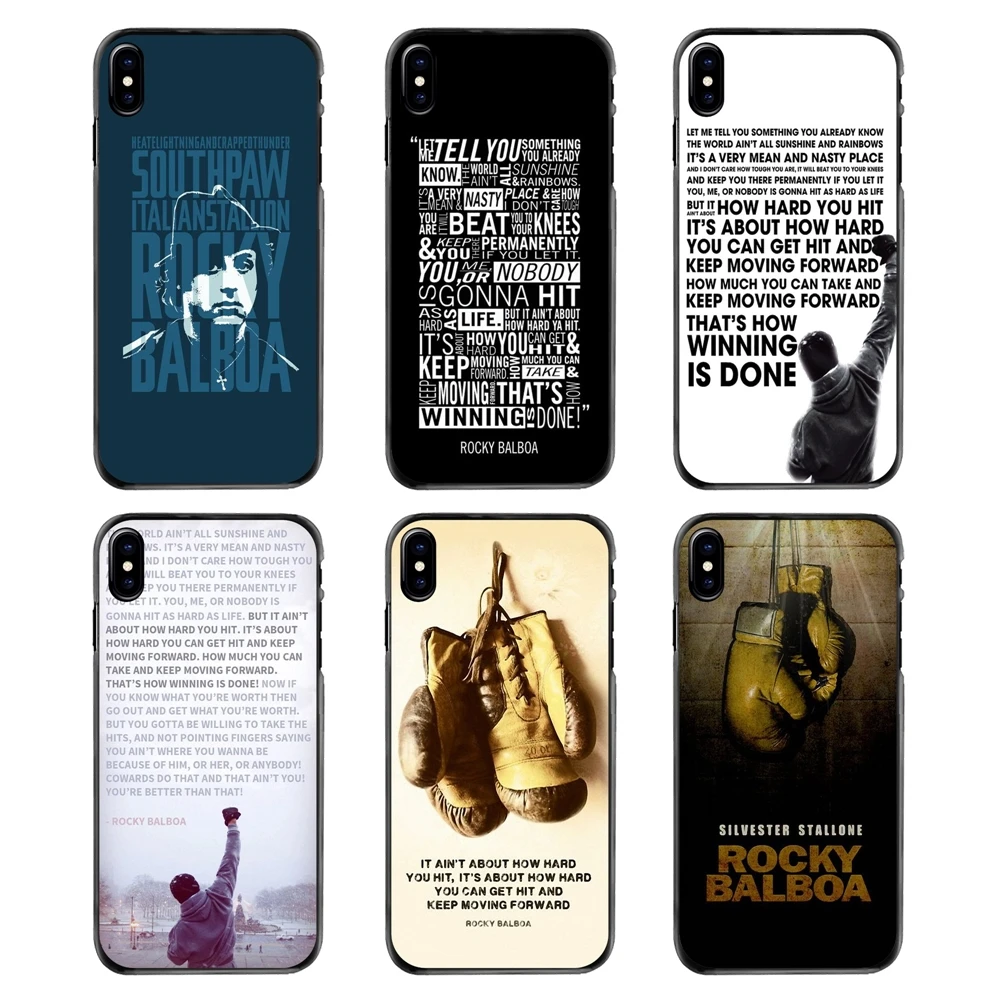 Phone Covers For Sony Xperia X XA XZ M2 M4 M5 C3 C4 C5 T3 E4 E5 Z Z1 Z2 Z3 Z5 Compact Rocky Balboa Motivational Words Quote Art |