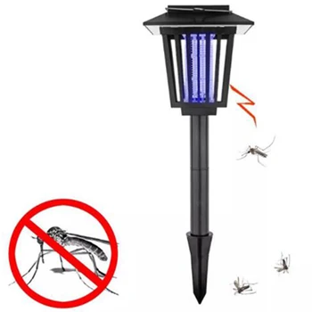 

Solar Mosquito Killer Lamp Solar outdoor garden rain and mosquito killer LED solar square square mosquito killer two files