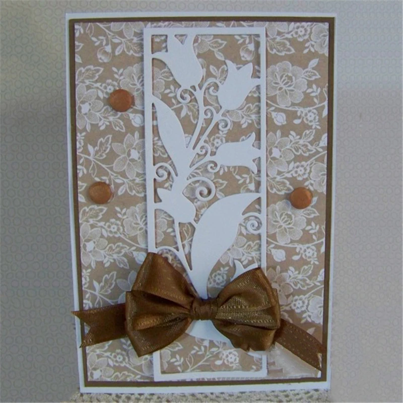 

CJcrafts Tulip Panel Metal Cutting Dies for Dies Scrapbooking New Arrival Arts Cutting Dies for Card Album Photo Making Decor