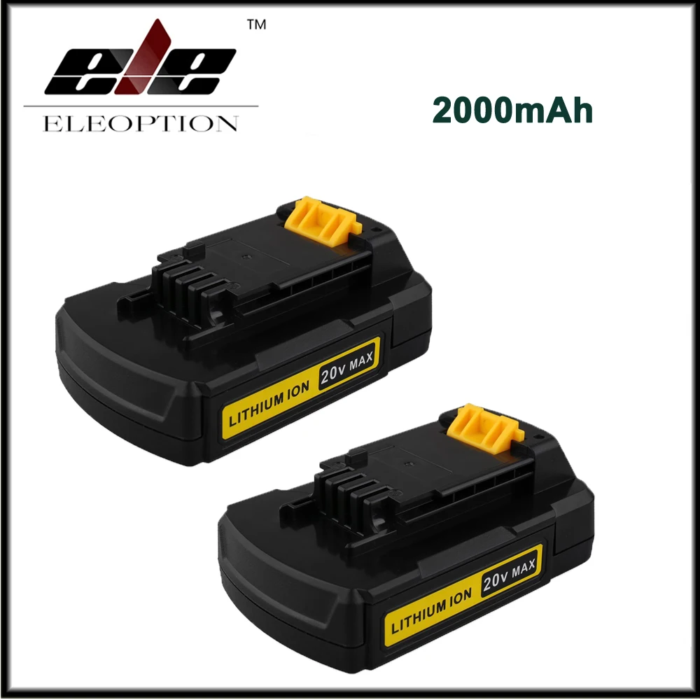 

2x 20V Max 2000mAh Lithium Ion Replacement Battery for Stanley Power Tools FMC680L