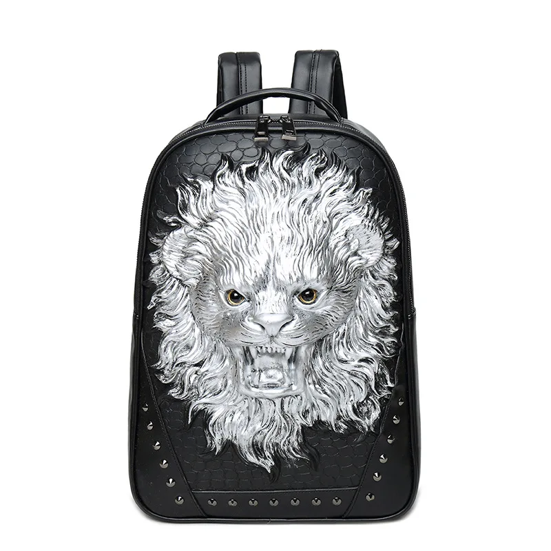 

Tourist Bag Men's Computer Creative Tourist shoulder bag Animal 3D Multi-functional Student Bag
