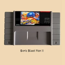 Sonic Blast Man II 16 bit Big Gray Game Card For NTSC Game Player Drop Shipping