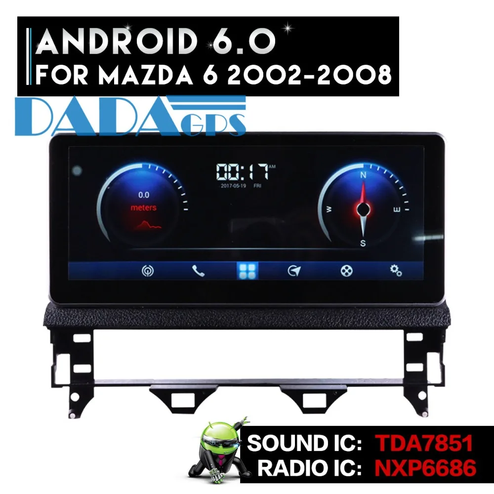 

10.2 Inch Newest Android 6.0 Radio Car GPS Navigation no DVD Player FOR Mazda 6 2002-2008 Audio Stereo Multimedia Auto HeadUnit