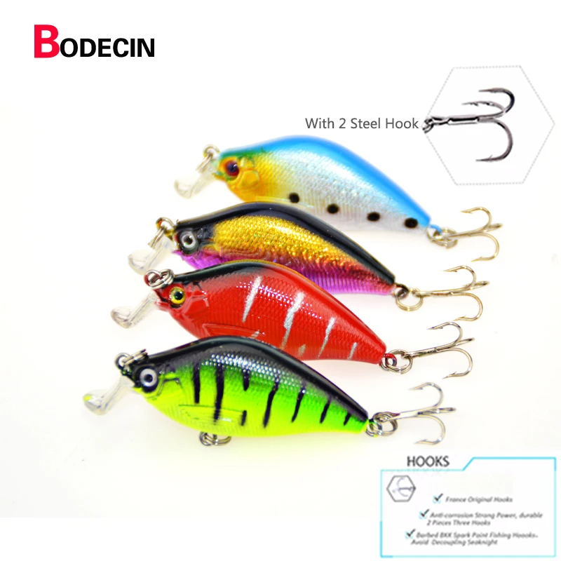 

1pcs 6.5CM-8.4G Fishing Lures Hard Crankbaits Wobbler Laser Lure Artificial Fake Crank Bait For Peche Carp Baits Trolls Pike Sea