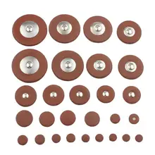 28 шт./компл. высокого шага альт саксофон кожаными накладками комплект саксофон принадлежности для деревянных духовых инструментов альт саксофон кожаный коврик для саксофона Диаметр 8 мм-37 мм Подушка