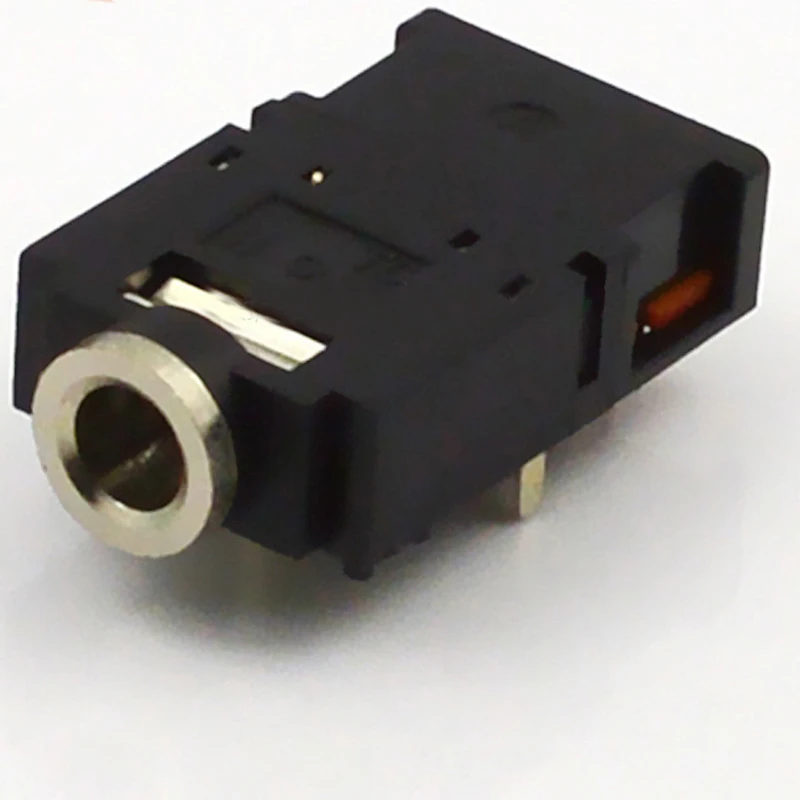 100pcs PJ Headphone Jack 3 5mm Audio Connector Plug PJ 307B Copper Plastic Head 11 Foot Board