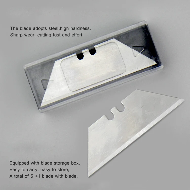JERXUN высококачественные складные трапециевидные обои Резак алюминиево-магниевый сплав Универсальный нож с 4 лезвиями черный резак для бумаги