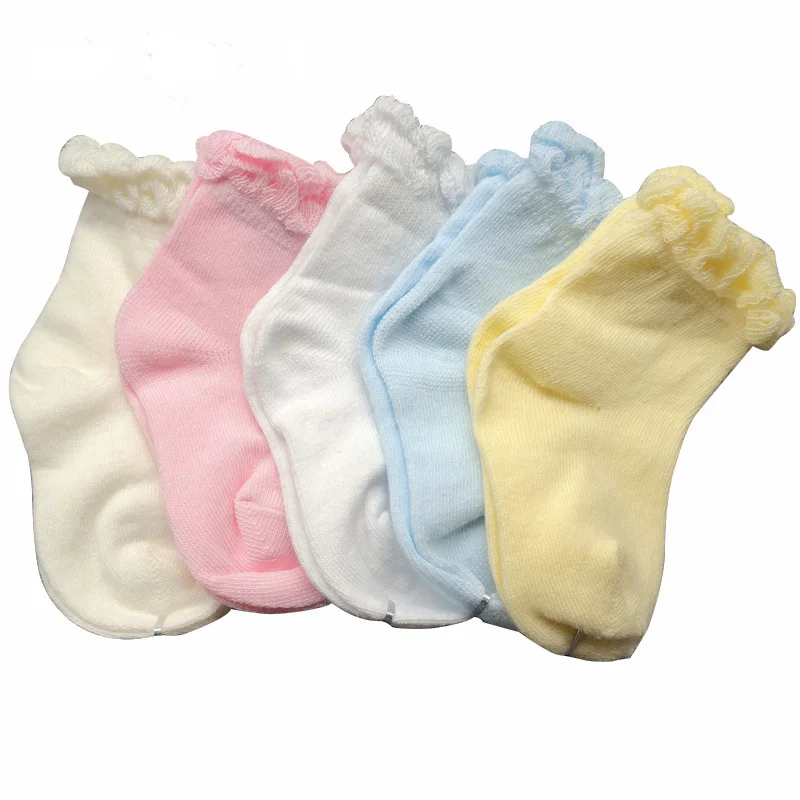 5 Pairs/pack Newborn Baby Girls Socks Spring Summer Cotton Ankle Socks Infant Boys Girls Warm Socks Toddler meias minimalist cotton ankle socks 5 pairs