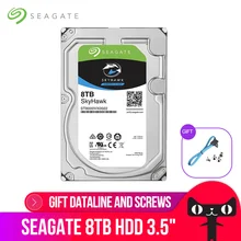 Seagate HDD для наблюдения 8 ТБ видео внутренний жесткий диск ST8000VX0022 7200 об/мин SATA 6 ГБ/сек. 3,5 дюйма 256 МБ кэш HDD жесткий диск