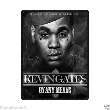

Kevin Gates By Any Means Size Large Custom Soft Fleece Throw Blanket