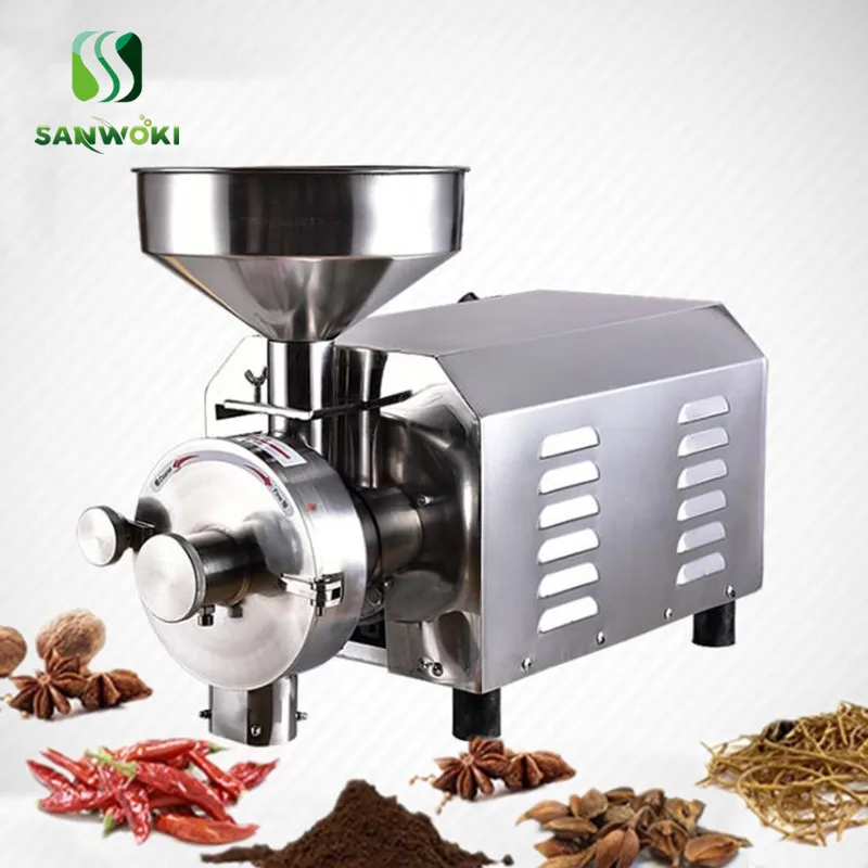 3kw Electric High Efficiency Grain Food Grinder Machine Spices Cereals