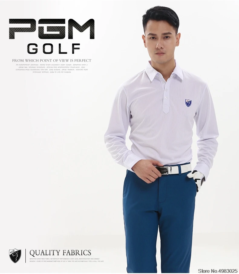 PGM спортивные длинные брюки для активного отдыха, быстросохнущие штаны для гольфа, одноцветные тренировочные брюки для мужчин, удобная облегающая одежда для гольфа AA11846