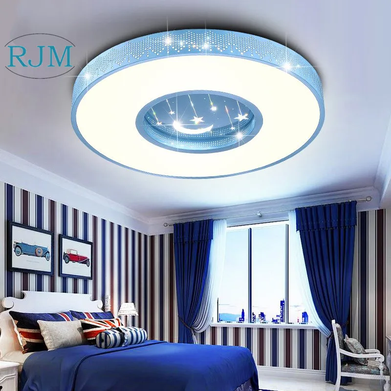 Simple Modern Children S Room Lights Boys And Cartoon Super Simple Modern Children S Room Lights Boys And Cartoon Super Thin Led Ceiling Lamp Star Bedroom Warm Lamps