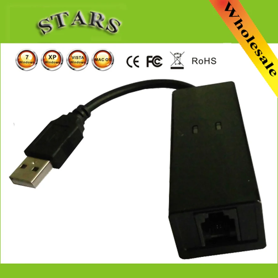 External USB 2 0 3 in 1 Data Fax Modem External 56K Dial Up Voice Data