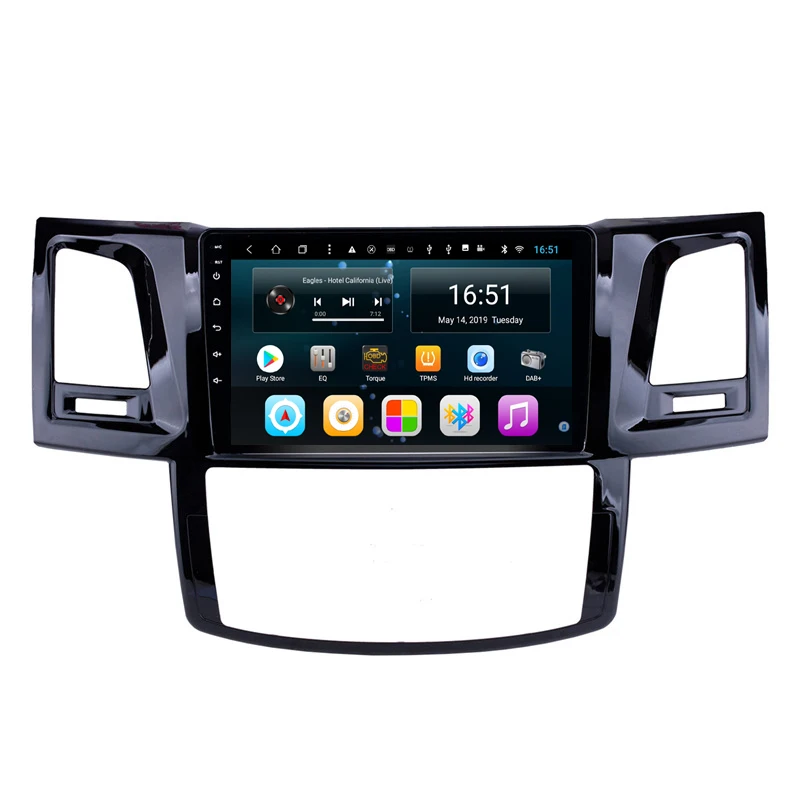 Car radio HD 1080P car built in Wifi GPS music multi touch screen for