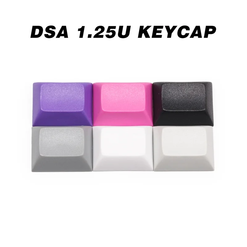 DSA 1.25U 1.5U клавишные колпачки pbt Материал для настройки механическая клавиатура cherry mx