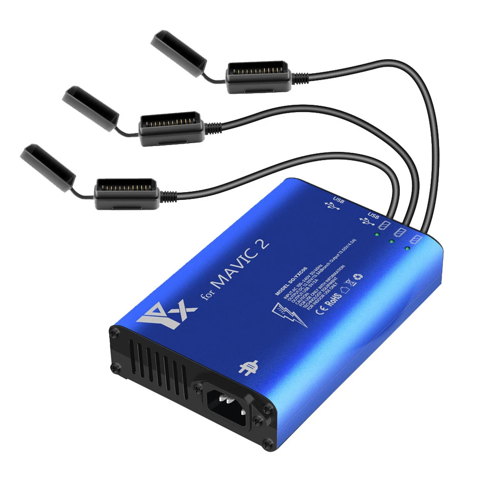 5 in 1 Smart Rapid Balance Multi Batteries Charger USB For DJI Mavic 2