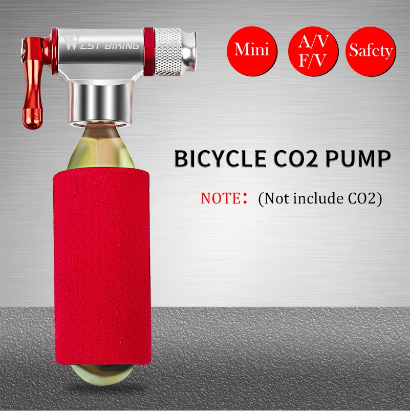 WEST BIKING велосипедный мини-насос СО2 надувной изолированный рукав воздушный велосипедный MTB велосипедный насос шариковый насос велосипедные аксессуары