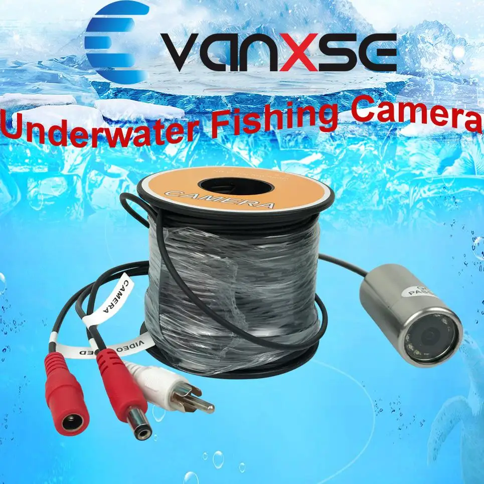 

Vanxse 1/3 Sony CCD 1000TVL IR MIni Underwater fishing camera fish finder video camera Boating fish Camera