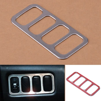 

DWCX Head Light Lamp Switch Button Panel Cover Trim Garnish Fit for Mitsubishi ASX Outlander Sport RVR 2011 2012 2013 2014-2017