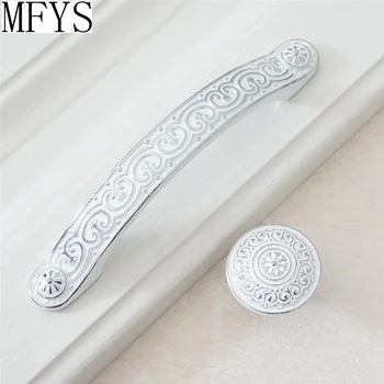 3.75'' 5'' Dresser /Drawer Pulls Knobs Handles Cabinet Knob White Silver Kitchen Cupboard Handle Pull Knob Bathroom Handles flower knob dresser knobs drawer handles kitchen cabinet knobs pull handle ceramic rose lotus black blue yellow white red