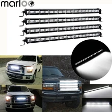 Marloo 4 шт. 54 Вт тонкая 20 дюймов Автомобильная крыша бампер точечный прожектор комбинированная Светодиодная лампа для грузовика свет внедорожный авто вождения 4x4 4WD 12 V лампа