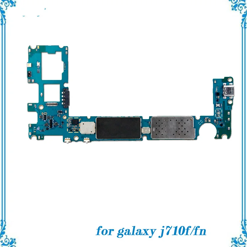 

Unlocked for Samsung galaxy j7 j710f motherboard whole function 16gb well test mainboard with full chips Logic Board