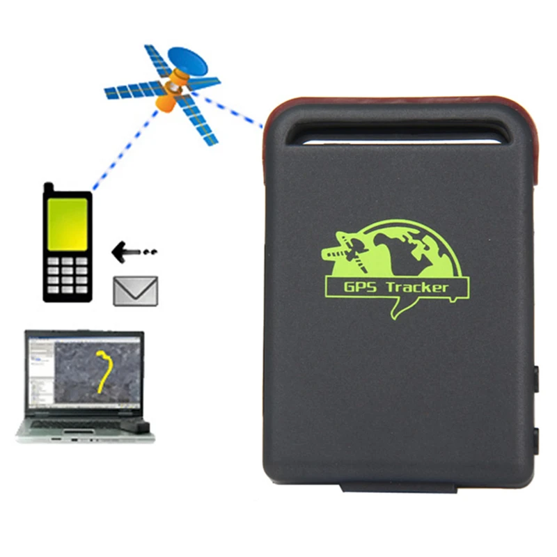 Купить Пишет качество tk102b автомобильный gps-gsm gprs трекер с sos ...