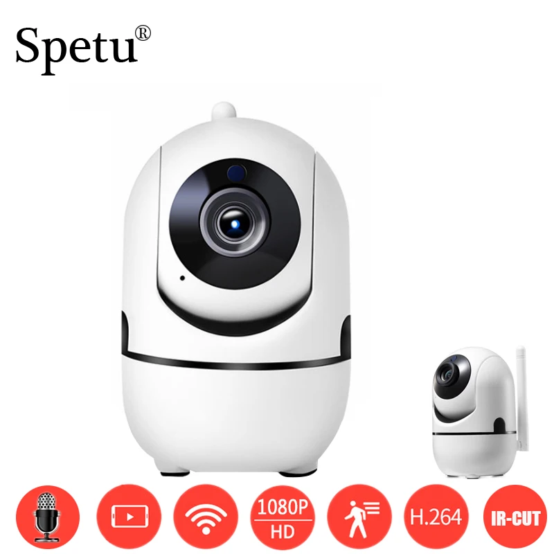 

Spetu HD 1080P Wireless IP Camera Intelligent Auto Track Of Human Home Security Surveillance CCTV Wifi Camera PTZ Night Vision