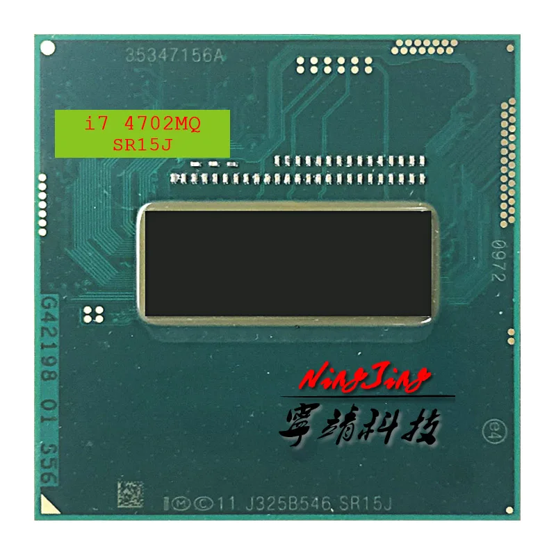 

Intel Core i7-4702MQ i7 4702MQ SR15J 2.2 GHz Quad-Core Eight-Thread CPU Processor 6M 37W Socket G3 / rPGA946B