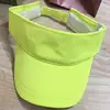 Casquette visière de Sport pour hommes et femmes, chapeau en maille respirante, Orange néon, rose néon, lavande, jaune néon, vert ► Photo 2/6