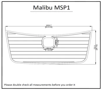 

Malibu MSP1 With Hatch Cut Out Boat Swim Platform Pad Boat EVA Teak Decking 1/4" 6mm