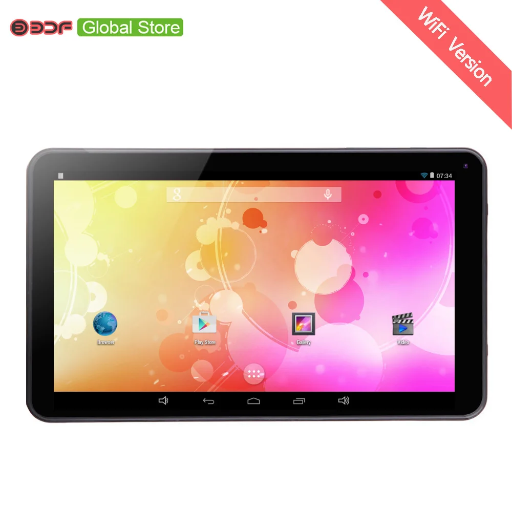

New WiFi Version Android Tablets Pc Quad Core RK3126 CPU 8GB Storage 3500mAh Battery Black Color Tablet Pc Mini Pad Pc