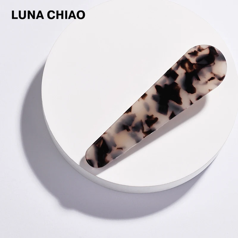LUNA CHIAO модные аксессуары для волос черепаха леопардовая зернистая АКРИЛОВАЯ