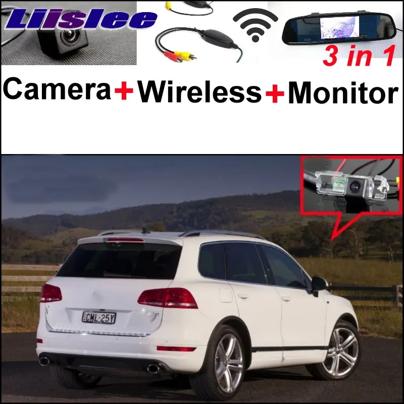 

Liislee 3 in1 Special Rear View Camera + Wireless Receiver + Mirror Monitor Parking System For Volkswagen VW Touareg 2011~2014