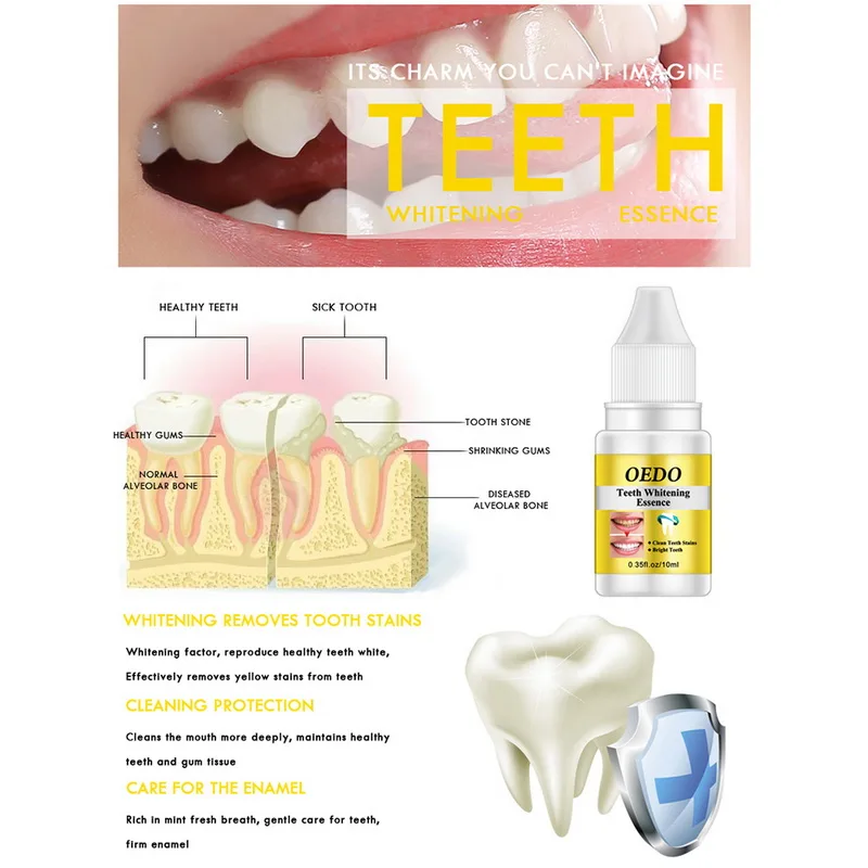 Bfaccia 10 мл отбеливание гигиены полости рта Чистка белого отбеливание зубов Чистка зубных протезов удаляет