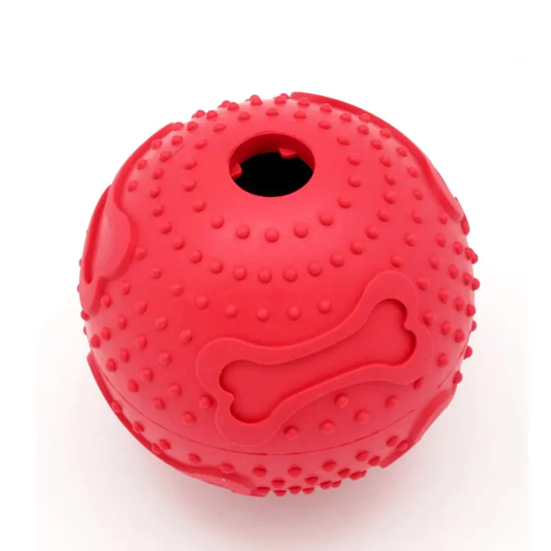 Pet Dog Feeding Toy High Quality Rubber Bone Pattern Style Puppies