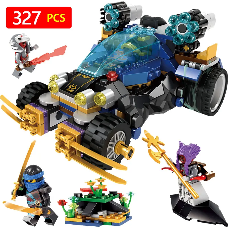 

Ninjagoed 12 Bursts Assault car VXL Series Compatible With Legoinglys Bricks Building Blocks 70625 model Toys For Boys