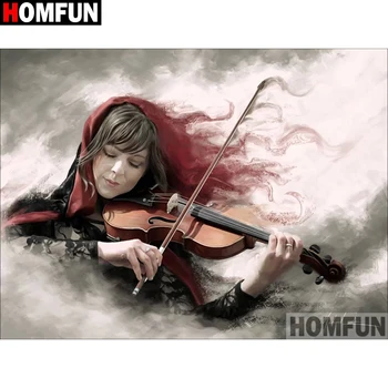 

HOMFUN Full Square/Round Drill 5D DIY Diamond Painting "Beautiful violin" 3D Embroidery Cross Stitch 5D Home Decor A17162