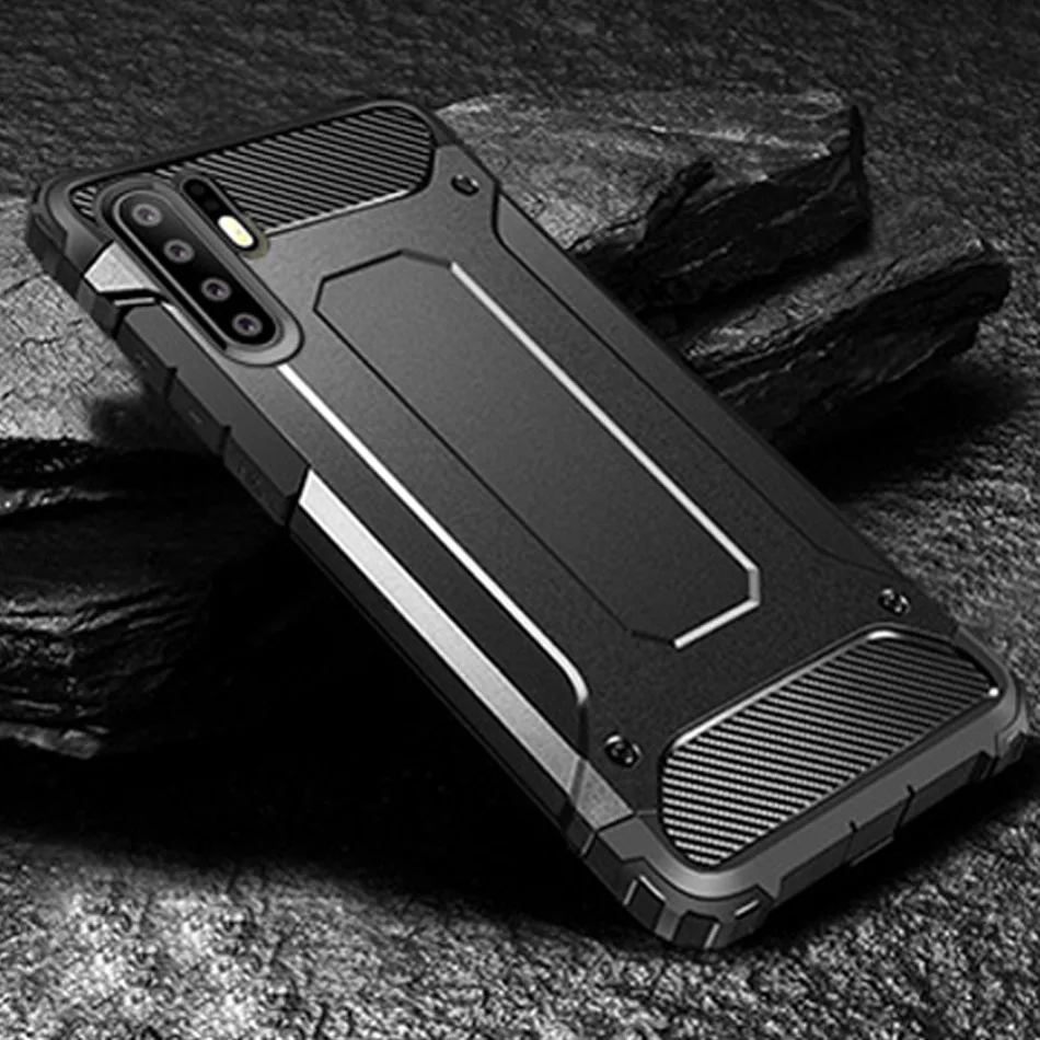 Роскошный защитный противоударный чехол для huawei P20 Lite P30 Pro, силиконовый бампер, чехол для huawei P30 Lite P20 Pro, мягкий чехол - Цвет: Black