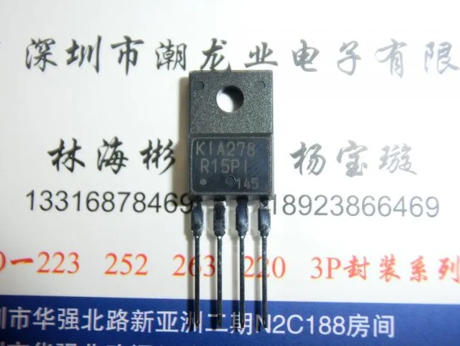 Regulador De Voltaje KIA278R00PI TO-220F-4 KIA278R00PI Regulador De Voltaje KIA278R00PI TO-220F-4 KIA278R00PI