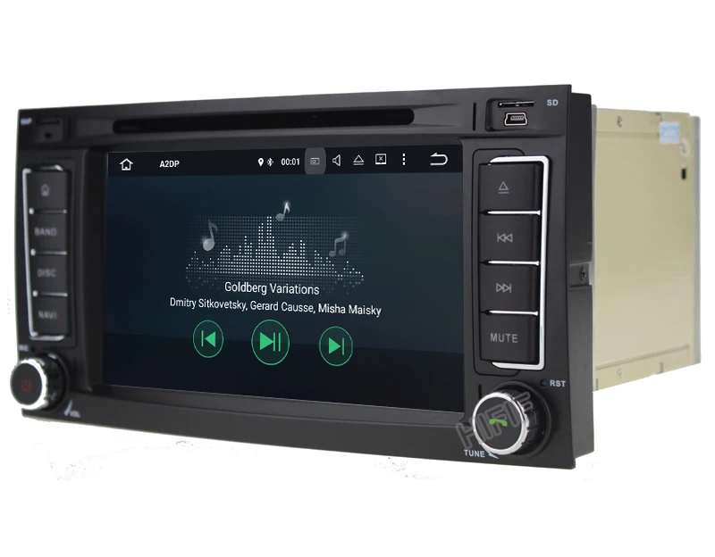 Perfect 2 Din Auto Radio Android 9 For VW/Volkswagen/Touareg CANBUS Car Multimedia Video DVD Player GPS Navigation USB DVR FM/AM 15