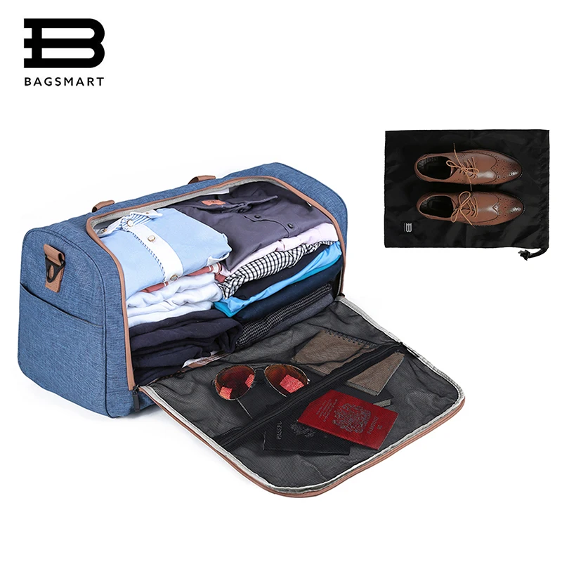 BAGSMART Designers Bag Weekend Travel Bag For Men and Women Shoes