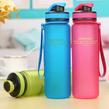 2017 Wasserflasche Uzspace1000 Ml Kapazität Kunststoff Sport Trinkwasser Portable Tasse Trinken Flasche Umweltfreundlich Tritan (bpa frei)